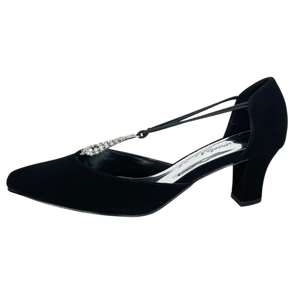 Easy Street Moonlight Black Lamy Womens Pumps Size 6WW - Picture 3 of 12